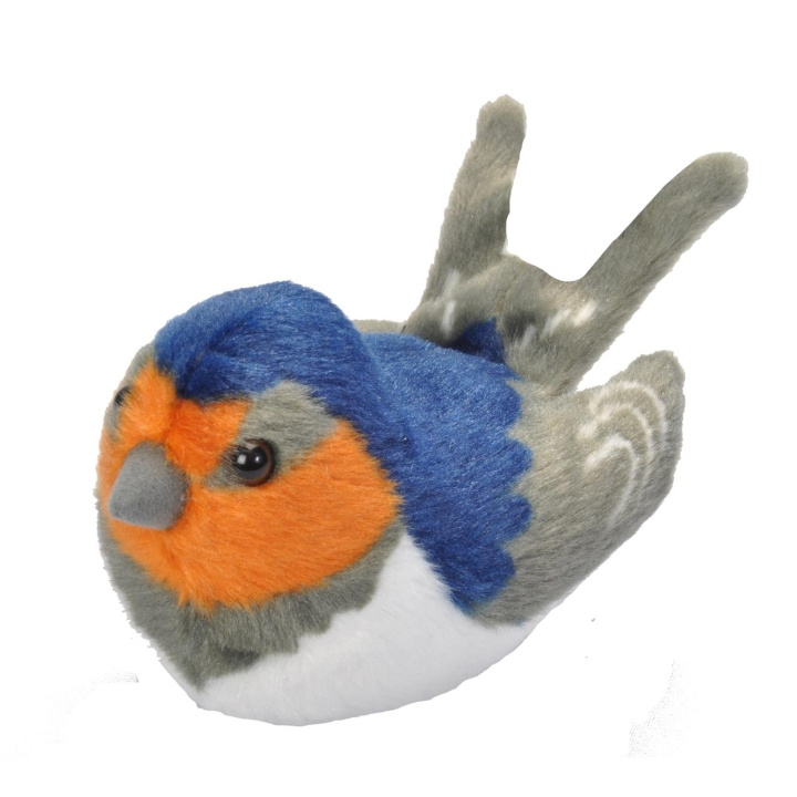 Wild Republic Plys Bird With Sound 18 cm Landsvale i gruppen LEGETØJ, BØRN & BABY / Babyleg (0-3 år) / Tøjdyr hos TP E-commerce Nordic AB (D23100)