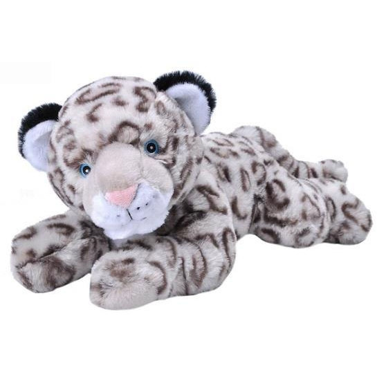 Wild Republic Plys Ecokins 30 cm Sneleopard i gruppen LEGETØJ, BØRN & BABY / Babyleg (0-3 år) / Tøjdyr hos TP E-commerce Nordic AB (D23150)