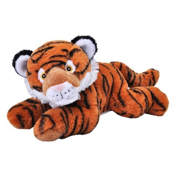Wild Republic Plys Ecokins 30 cm Tiger i gruppen LEGETØJ, BØRN & BABY / Babyleg (0-3 år) / Tøjdyr hos TP E-commerce Nordic AB (D23151)