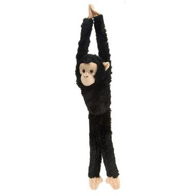 Wild Republic Plys Hanging Monkeys Chimpanse i gruppen LEGETØJ, BØRN & BABY / Babyleg (0-3 år) / Tøjdyr hos TP E-commerce Nordic AB (D23164)