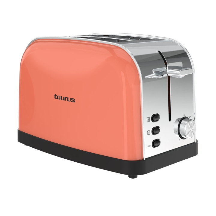 Taurus Brødrister Vintage 2 Skiver Coral i gruppen HJEM, HUS & HAVE / Husholdningsapparater / Brødristere & Sandwich Makers / Brødristere hos TP E-commerce Nordic AB (D23248)