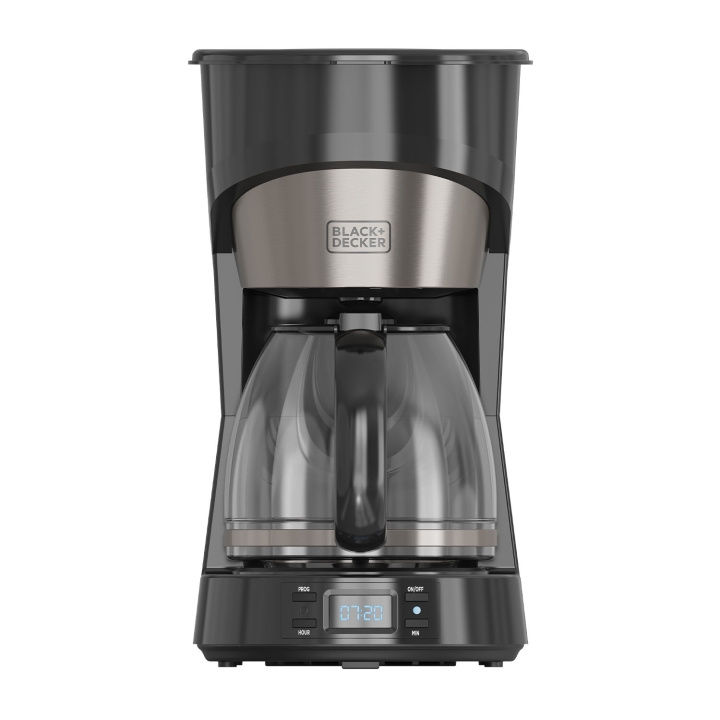BLACK+DECKER Kaffemaskine LCD 12 Kopper i gruppen HJEM, HUS & HAVE / Husholdningsapparater / Kaffe og espresso / Kaffemaskiner hos TP E-commerce Nordic AB (D23263)