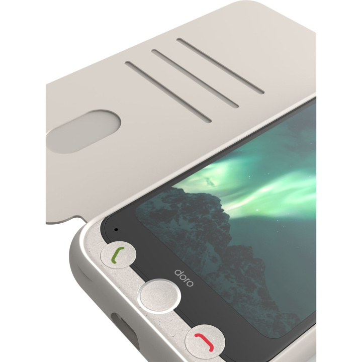 Doro Plånboksfodral Aurora A31 Ben-vit i gruppen SMARTPHONES & TABLETS / Mobil Beskyttelse / Andre modeller hos TP E-commerce Nordic AB (D23294)
