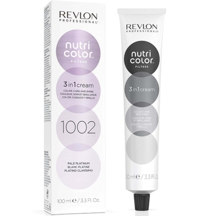 Revlon Nutri Color 1002 Pale Platinum 100ml i gruppen SKØNHED & HELSE / Hår og styling / Hårpleje / Hårfarve hos TP E-commerce Nordic AB (D23324)