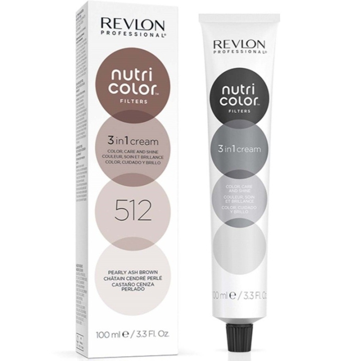 Revlon Nutri Color 512 Pearly Ash Brown 100ml i gruppen SKØNHED & HELSE / Hår og styling / Hårpleje / Hårfarve hos TP E-commerce Nordic AB (D23325)