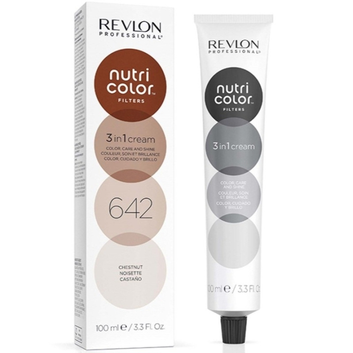 Revlon Nutri Color 642 Chestnut 100ml i gruppen SKØNHED & HELSE / Hår og styling / Hårpleje / Hårfarve hos TP E-commerce Nordic AB (D23326)