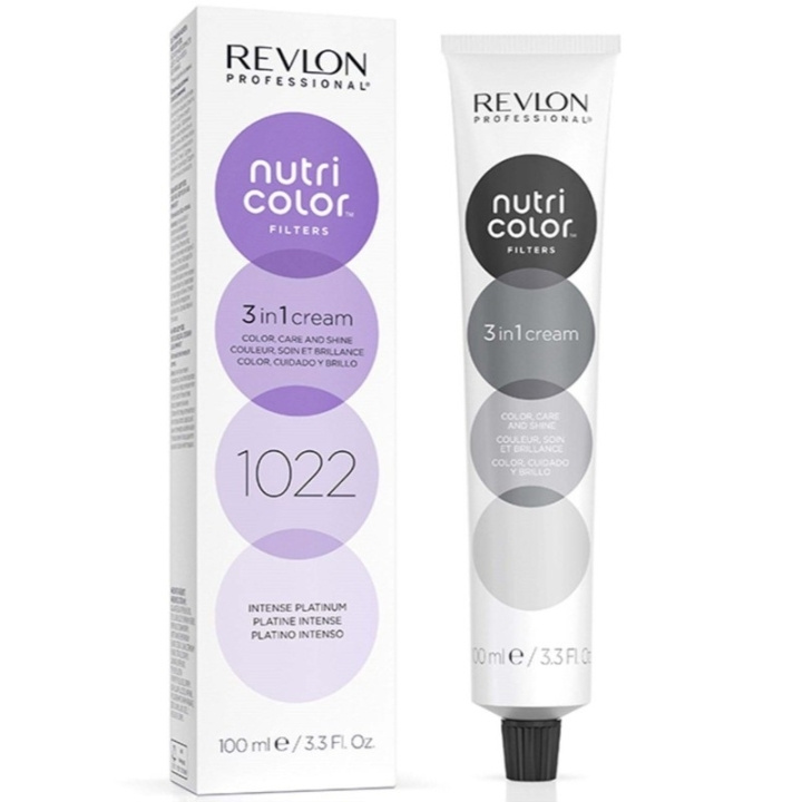 Revlon Nutri Color 1022 Intense Platinum 100ml i gruppen SKØNHED & HELSE / Hår og styling / Hårpleje / Hårfarve hos TP E-commerce Nordic AB (D23328)