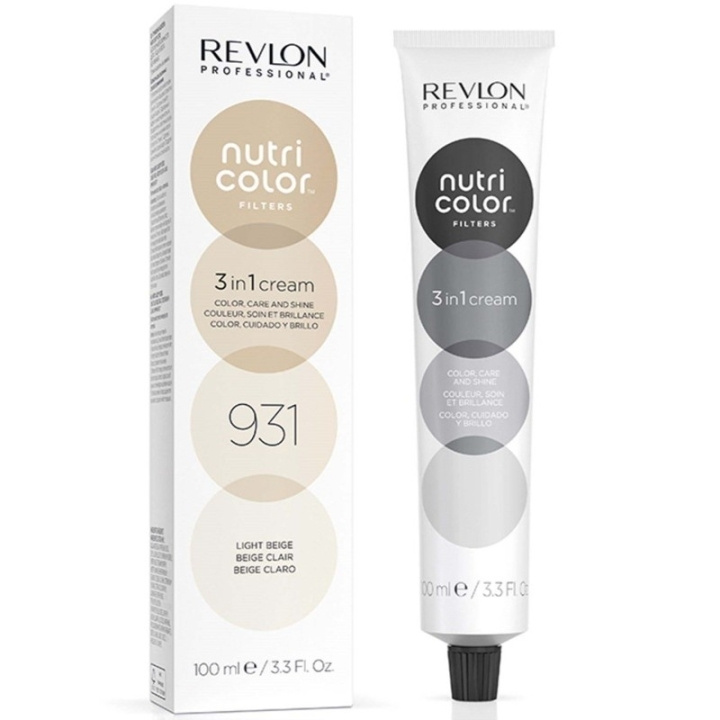 Revlon Nutri Color 931 Light Beige 100ml i gruppen SKØNHED & HELSE / Hår og styling / Hårpleje / Hårfarve hos TP E-commerce Nordic AB (D23330)