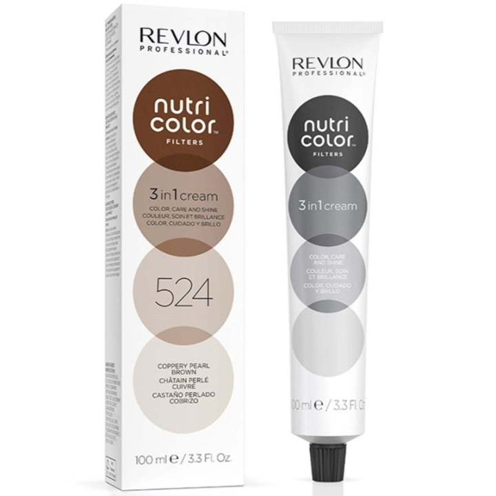 Revlon Nutri Color 524 Coppery Pearl Brown 100ml i gruppen SKØNHED & HELSE / Hår og styling / Hårpleje / Hårfarve hos TP E-commerce Nordic AB (D23331)