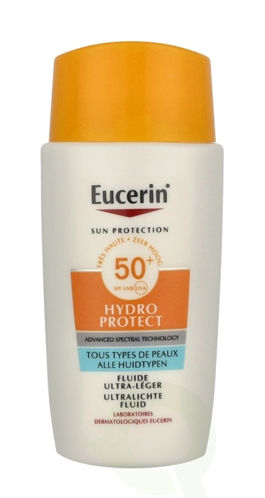 Eucerin Sun Hydro Protect Ultra Light Fluid SPF50+ 50 ml i gruppen SKØNHED & HELSE / Hudpleje / Tanning / Solbeskyttelse hos TP E-commerce Nordic AB (D23340)