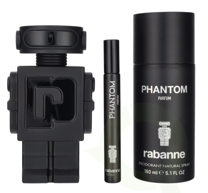 Paco Rabanne Phantom Giftset 260 ml Edp Spray 100 ml/Deodorant Spray 150 ml/Edp Travel Spray 10 ml i gruppen SKØNHED & HELSE / Duft & Parfume / Parfume hos TP E-commerce Nordic AB (D23365)