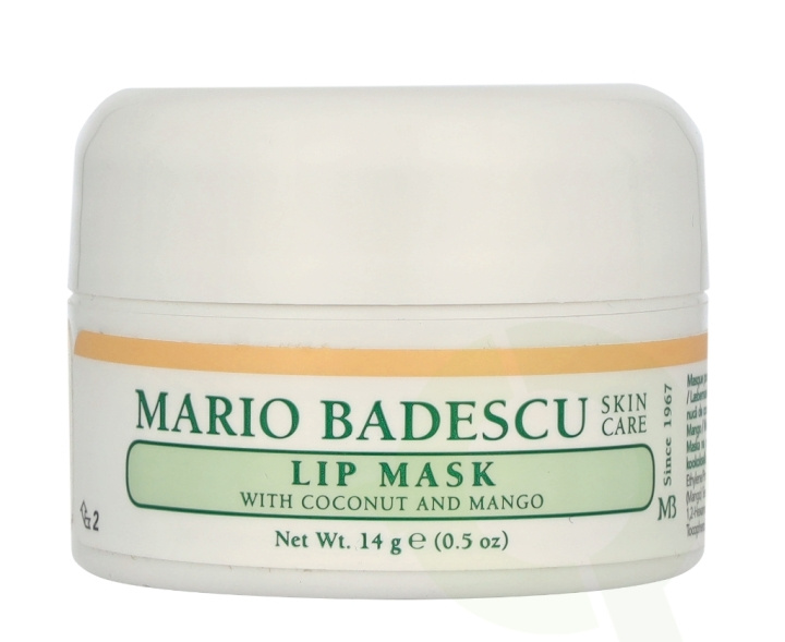 Mario Badescu Coconut & Mango Lip Mask 14 g i gruppen SKØNHED & HELSE / Hudpleje / Ansigt / Dagcreme hos TP E-commerce Nordic AB (D23513)