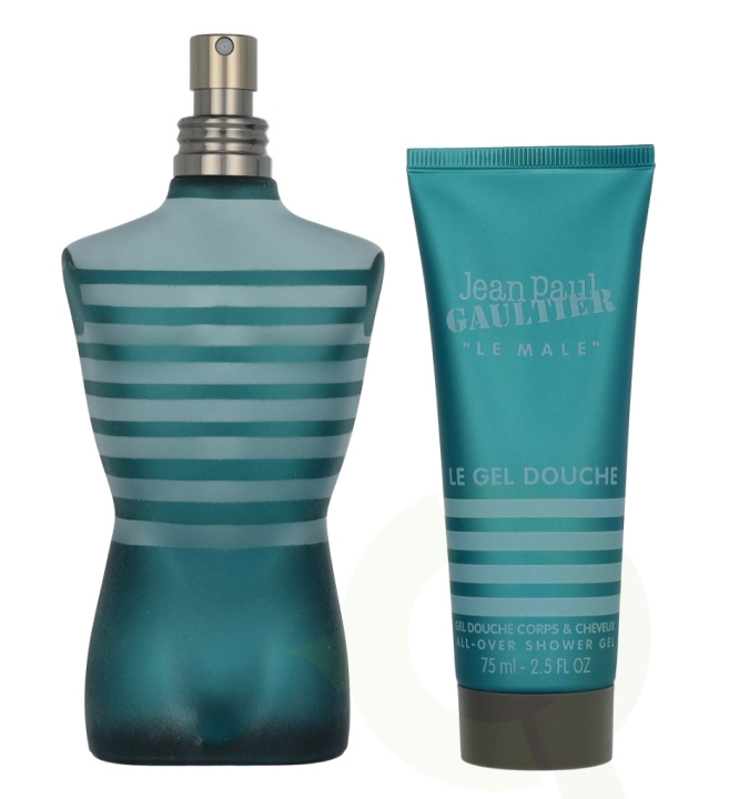 Jean Paul Gaultier Le Male Giftset 200 ml Edt Spray 125ml/Shower Gel 75ml i gruppen SKØNHED & HELSE / Duft & Parfume / Parfume / Parfume til ham hos TP E-commerce Nordic AB (D23537)