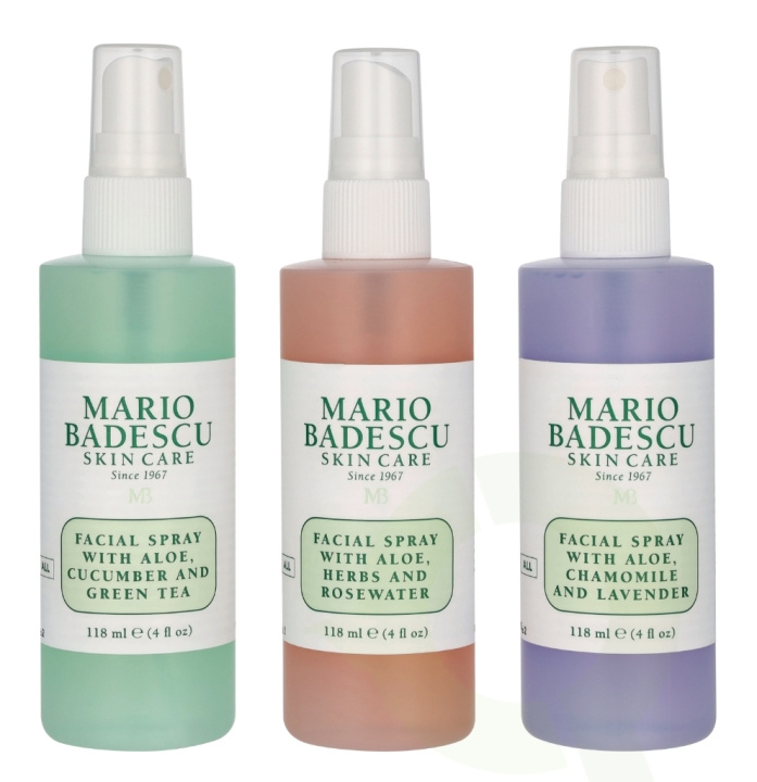 Mario Badescu Spritz Mist & Glow Set 354 ml 3x118ml i gruppen SKØNHED & HELSE / Hudpleje / Kropspleje / Bodymist hos TP E-commerce Nordic AB (D23568)