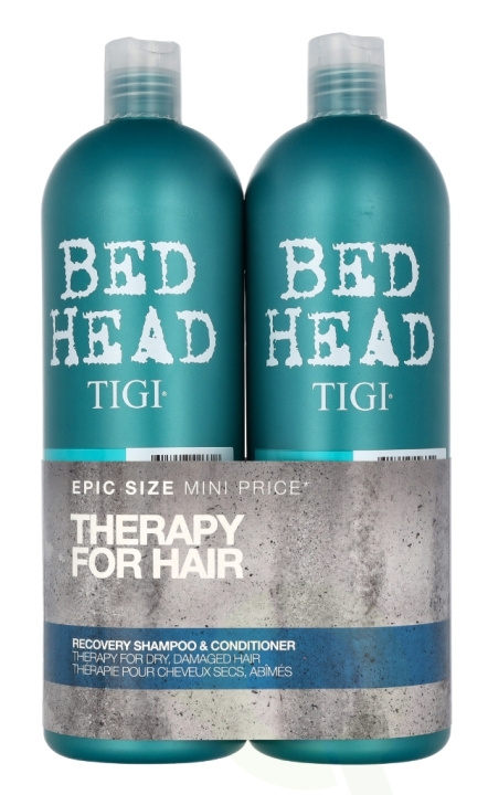 TIGI Bh Recovery Tween Set 1500 ml Shampoo 750ml/Conditioner 750ml - Rehab For Dry, Damaged Hair i gruppen SKØNHED & HELSE / Hår og styling / Hårpleje / Shampoo hos TP E-commerce Nordic AB (D23628)