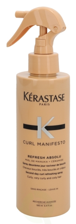 Kerastase Curl Manifesto Refresh Absolu Refreshing Spray 190 ml i gruppen SKØNHED & HELSE / Hår og styling / Hårpleje / Balsam spray /Leave-in hos TP E-commerce Nordic AB (D23683)