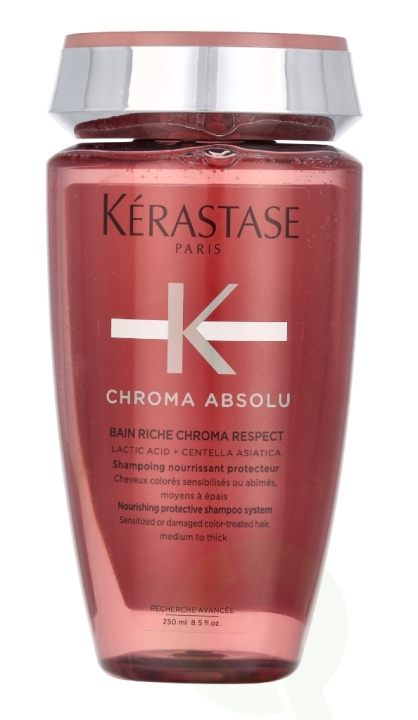 Kerastase Chroma Absolu Bain Riche Chroma Respect Shampoo 250 ml i gruppen SKØNHED & HELSE / Hår og styling / Hårpleje / Shampoo hos TP E-commerce Nordic AB (D23684)
