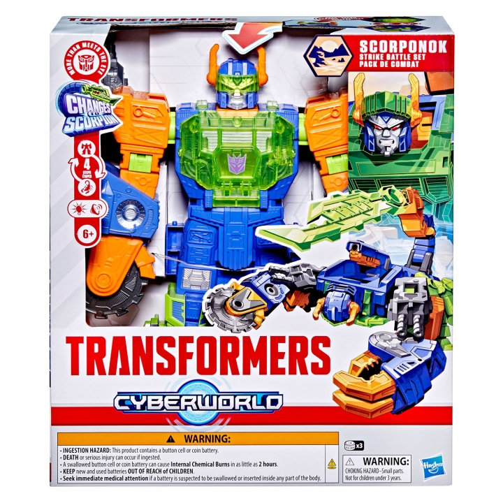 Transformers Cyberworld Scorponok Strike Battle Set i gruppen LEGETØJ, BØRN & BABY / Legetøj / Figurer, miniaturer og tilbehør hos TP E-commerce Nordic AB (D23728)