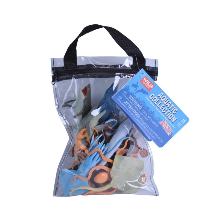 Wild Republic Zipper Polybags Aquatic i gruppen LEGETØJ, BØRN & BABY / Legetøj / Figurer, miniaturer og tilbehør hos TP E-commerce Nordic AB (D23733)