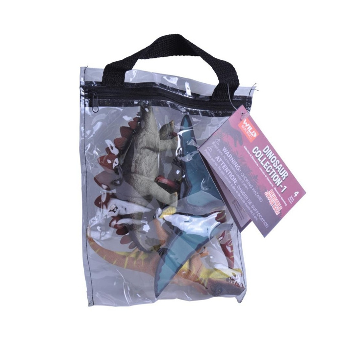 Wild Republic Zipper Polybags Dino i gruppen LEGETØJ, BØRN & BABY / Legetøj / Figurer, miniaturer og tilbehør hos TP E-commerce Nordic AB (D23735)