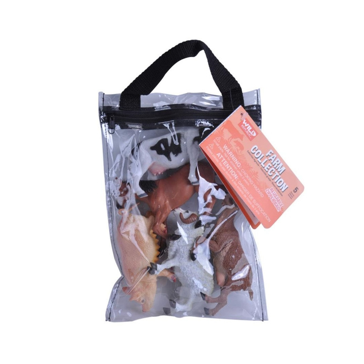 Wild Republic Zipper Polybags Farm i gruppen LEGETØJ, BØRN & BABY / Legetøj / Figurer, miniaturer og tilbehør hos TP E-commerce Nordic AB (D23736)