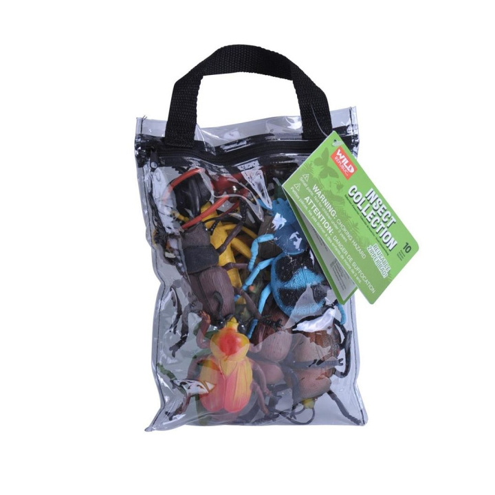 Wild Republic Zipper Polybags Insect i gruppen LEGETØJ, BØRN & BABY / Legetøj / Figurer, miniaturer og tilbehør hos TP E-commerce Nordic AB (D23737)