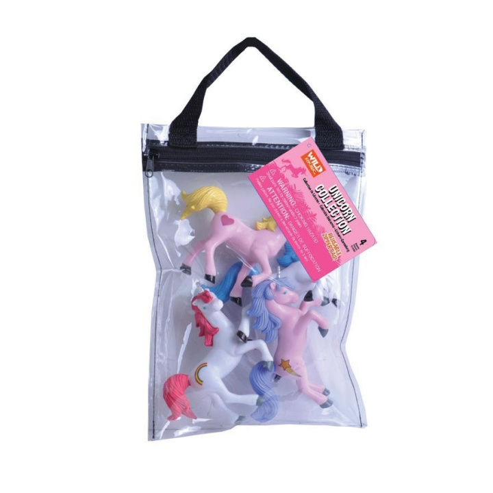 Wild Republic Zipper Polybags Unicorn i gruppen LEGETØJ, BØRN & BABY / Legetøj / Figurer, miniaturer og tilbehør hos TP E-commerce Nordic AB (D23738)