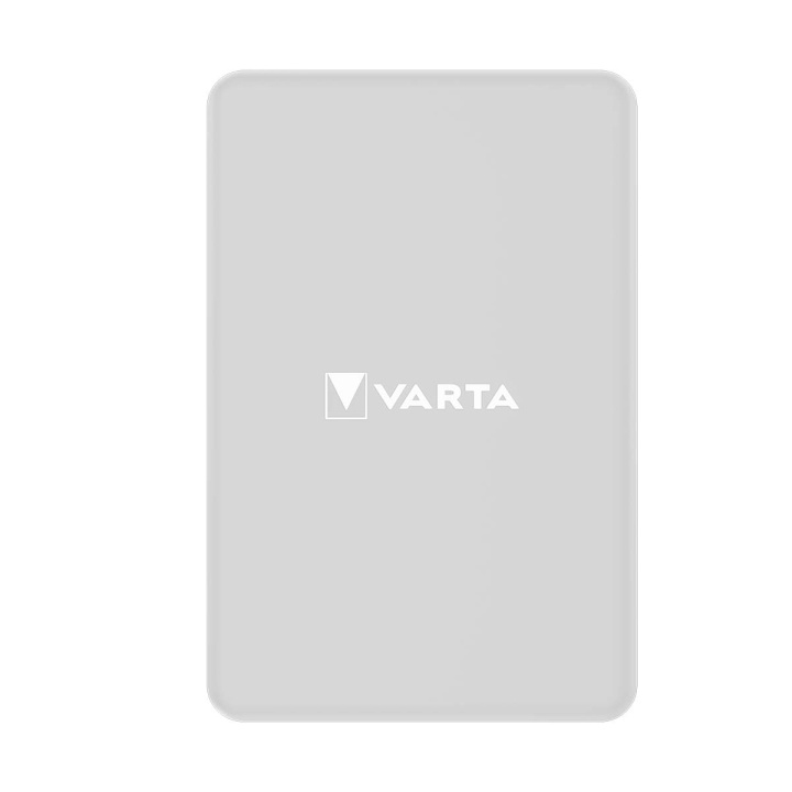 Varta Mag Pro trådløs powerbank 10.000 mAh - hvid udgave i gruppen SMARTPHONES & TABLETS / Opladere og kabler / Powerbanks hos TP E-commerce Nordic AB (D23780)