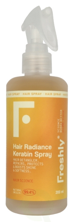 Freshly Cosmetics Hair Radiance Keratin Spray 200 ml i gruppen SKØNHED & HELSE / Hår og styling / Hårpleje / Balsam spray /Leave-in hos TP E-commerce Nordic AB (D23881)