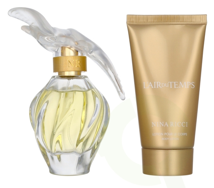 Nina Ricci L\'Air Du Temps Giftset 125 ml Edt Spray 50ml/Body Lotion 75ml i gruppen SKØNHED & HELSE / Duft & Parfume / Parfume / Parfume til hende hos TP E-commerce Nordic AB (D24064)