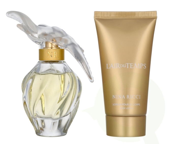 Nina Ricci L\'Air Du Temps Giftset 125 ml Edt Spray 50ml/Body Lotion 75ml i gruppen SKØNHED & HELSE / Duft & Parfume / Parfume / Parfume til hende hos TP E-commerce Nordic AB (D24065)