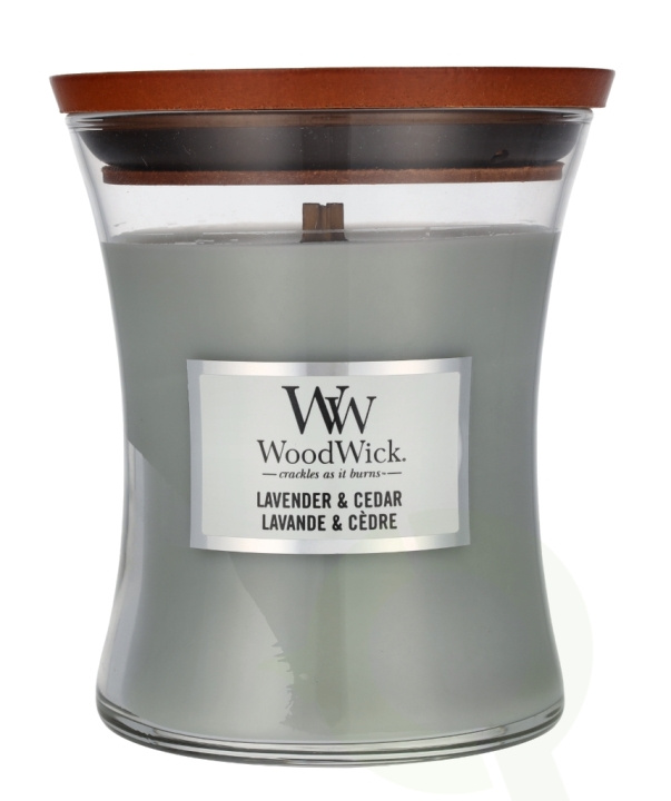 WoodWick Lavender & Cedar Medium Hourglass Candle 0 i gruppen SKØNHED & HELSE / Duft & Parfume / Øvrig duft / Duftlys hos TP E-commerce Nordic AB (D24068)