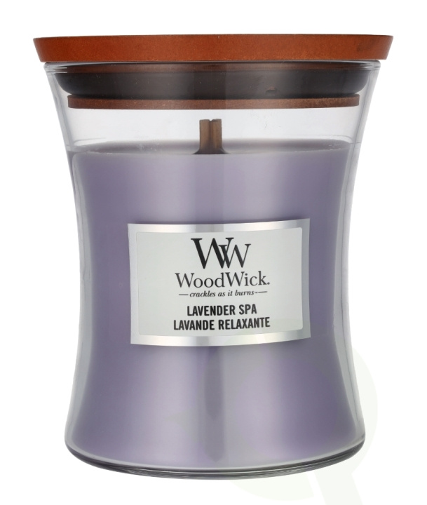 WoodWick Lavender Spa Medium Hourglass Candle 0 i gruppen SKØNHED & HELSE / Duft & Parfume / Øvrig duft / Duftlys hos TP E-commerce Nordic AB (D24069)