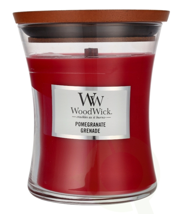 WoodWick Pomegranate Medium Hourglass Candle 0 i gruppen SKØNHED & HELSE / Duft & Parfume / Øvrig duft / Duftlys hos TP E-commerce Nordic AB (D24074)