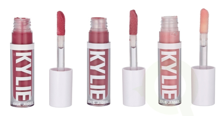 Kylie Cosmetics Lip Gloss Set 9.66 ml Pink Trouble 3.22 ml /Rose Temptation 3.22 ml / Berry Kiss 3.22 ml i gruppen SKØNHED & HELSE / Makeup / Læber / Lip gloss hos TP E-commerce Nordic AB (D24081)