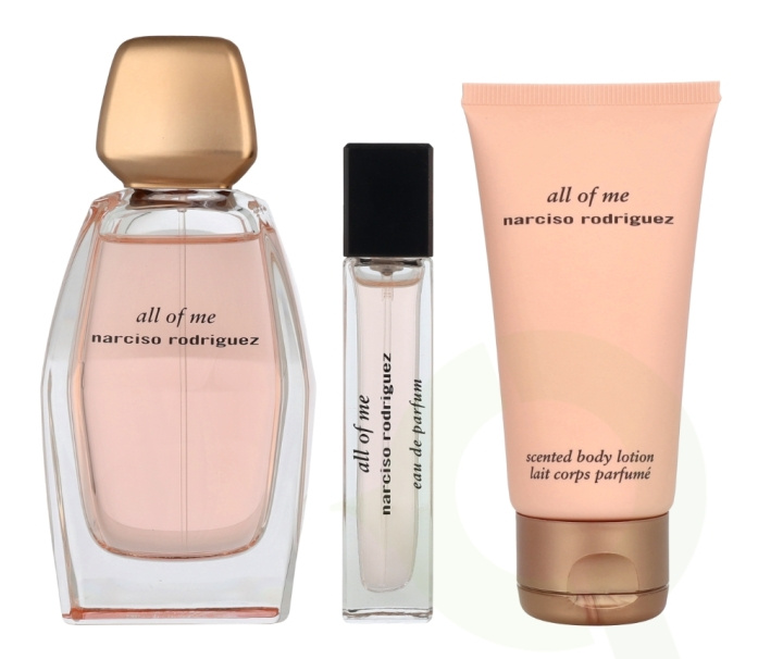 Narciso Rodriguez All Of Me Giftset 150 ml Edp Spray 90ml/Body Lotion 50ml/Edp Spray 10 ml i gruppen SKØNHED & HELSE / Duft & Parfume / Parfume / Parfume til hende hos TP E-commerce Nordic AB (D24091)