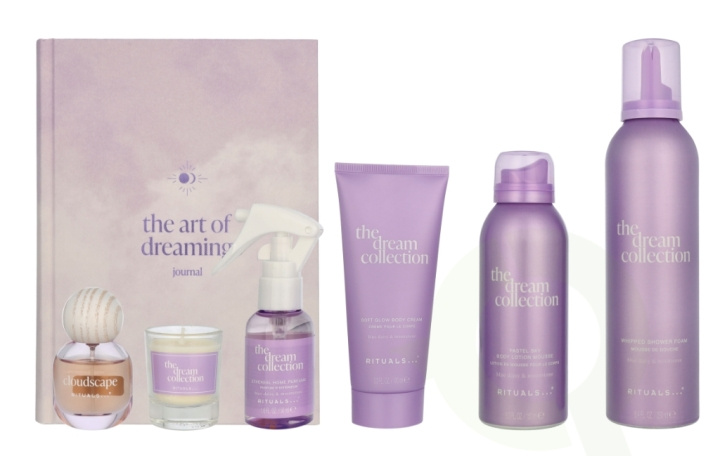 Rituals The Dream Collection Giftset 590 ml Candle 25g/Body Cream 100ml/Edp Spray 15ml/Dream Journal 1 piece/Shower Foam 250ml/Body Lotion 150ml i gruppen SKØNHED & HELSE / Gaveæske / Gaveæske til hende hos TP E-commerce Nordic AB (D24117)