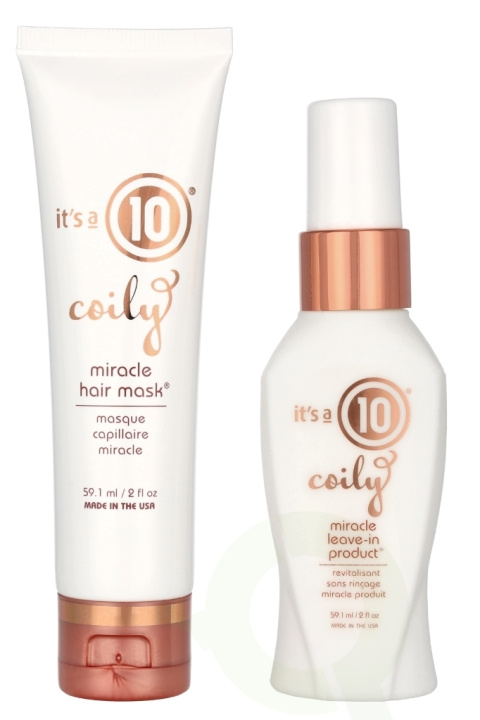 It\'s a 10 Coily Moisture Duo Set 118.2 ml Leave-in 59,1ml/Mask 59,1ml i gruppen SKØNHED & HELSE / Hår og styling / Hårpleje hos TP E-commerce Nordic AB (D24150)