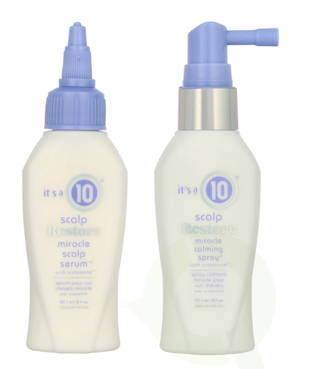It\'s a 10 Scalp Restore Soothe & Balance Duo Set 118.2 ml Calming Spray 59,1ml/Serum 59,1ml i gruppen SKØNHED & HELSE / Hår og styling / Hårpleje hos TP E-commerce Nordic AB (D24152)