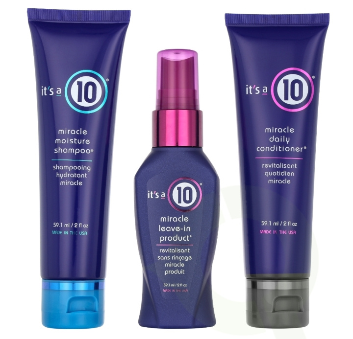 It\'s a 10 Conditioning Trail Set 177.3 ml Shampoo 59,1ml/Conditioner 59,1ml/Leave-in 59,1ml i gruppen SKØNHED & HELSE / Hår og styling / Hårpleje / Balsam hos TP E-commerce Nordic AB (D24155)