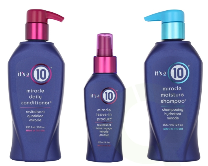 It\'s a 10 Conditioning Set 711.4 ml Shampoo 295,7ml/Conditioner 295,7ml/Leave-in 120ml i gruppen SKØNHED & HELSE / Hår og styling / Hårpleje / Shampoo hos TP E-commerce Nordic AB (D24159)