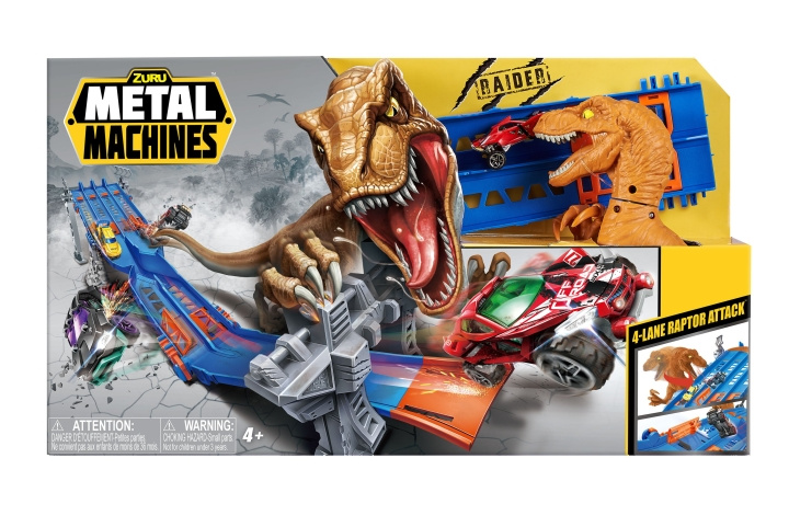 Metal Machines Legesæt - 4-baners Raptor Attack-sæt (6740) i gruppen LEGETØJ, BØRN & BABY / Legetøj / Legesæt hos TP E-commerce Nordic AB (D24173)