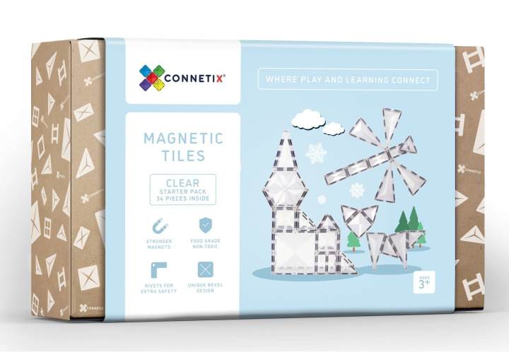 Connetix Klar startpakke med 34 brikker - (CT-C-00034-ST) i gruppen LEGETØJ, BØRN & BABY / Legetøj / Legesæt hos TP E-commerce Nordic AB (D24201)
