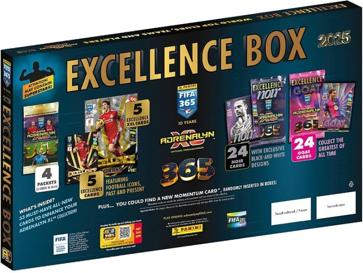 Panini FIFA 365 - AdrenXL 2025 Excellence Box (PAN2255) i gruppen SPORT, FRITID & HOBBY / Sjove gadgets / Samlergenstande hos TP E-commerce Nordic AB (D24225)