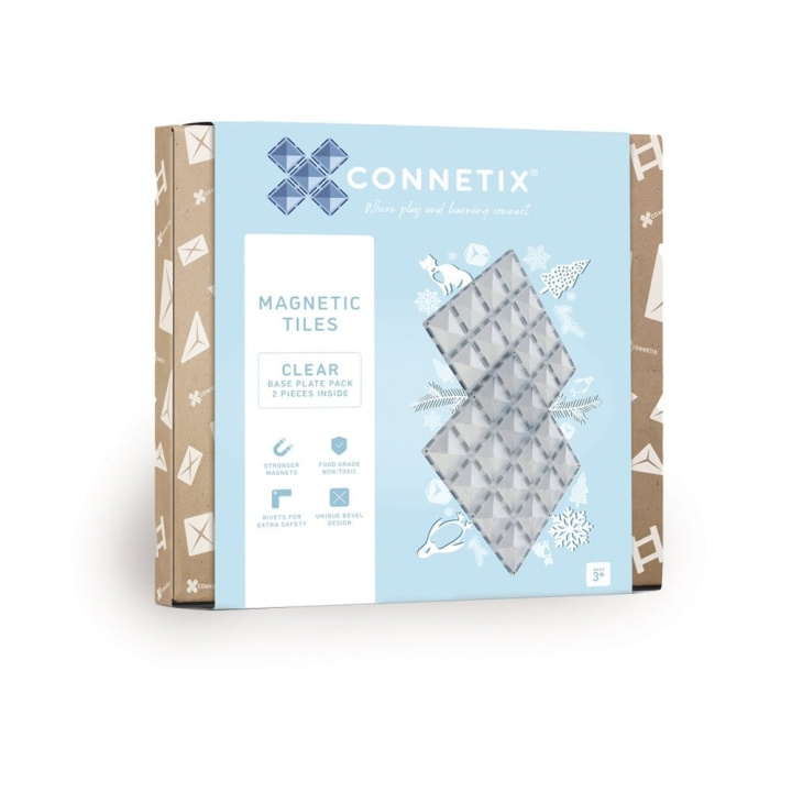 Connetix Basisplade - klar - 2 dele (CT-C-00002-BP) i gruppen LEGETØJ, BØRN & BABY / Legetøj / Legesæt hos TP E-commerce Nordic AB (D24232)