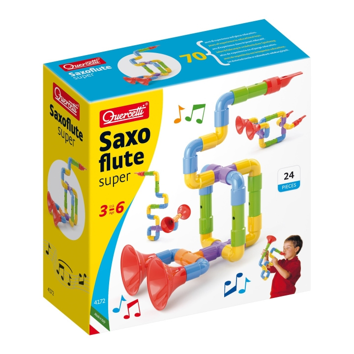 Quercetti Super saxofløjte - (QU-4172) i gruppen LEGETØJ, BØRN & BABY / Musik, sang og billede / Instrumenter hos TP E-commerce Nordic AB (D24239)