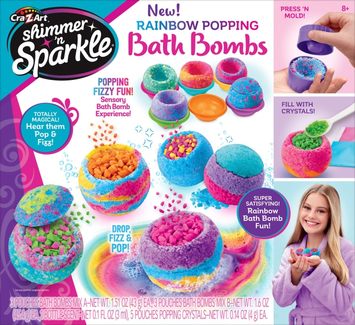 Shimmer n Sparkle REGNBUEPOPPENDE BADEBOMBER (17345) i gruppen LEGETØJ, BØRN & BABY / Pleje, sundhed og hygiejne / Bad hos TP E-commerce Nordic AB (D24240)