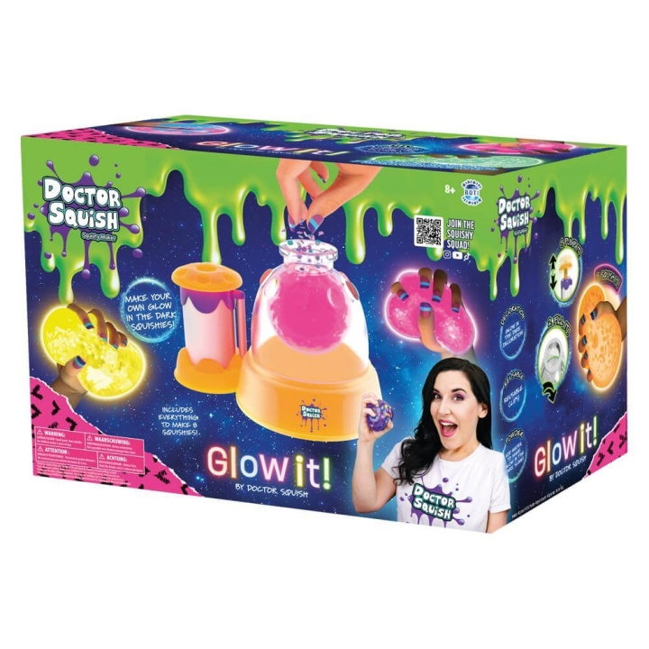 Doctor Squish Squishy Maker Station Neon Edition (107402) i gruppen LEGETØJ, BØRN & BABY / Legetøj / Legesæt hos TP E-commerce Nordic AB (D24241)