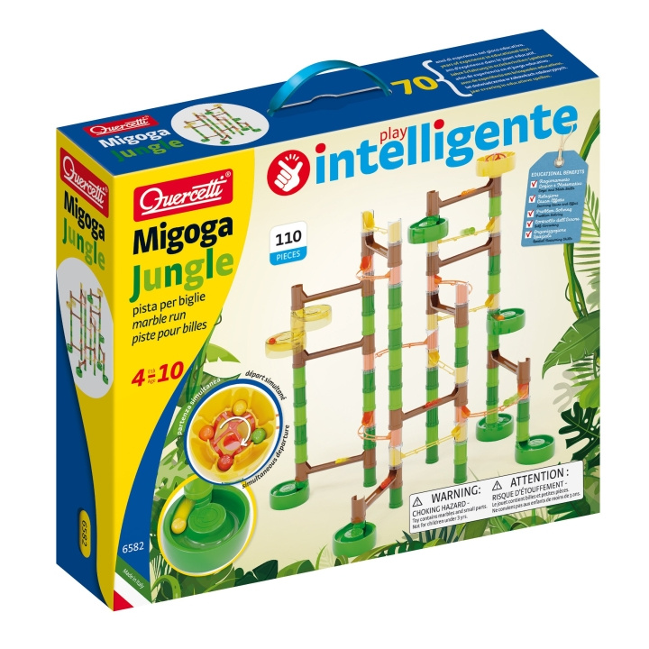 Quercetti Migoga Jungle kuglebane - (QU-6582) i gruppen LEGETØJ, BØRN & BABY / Spil / Brætspil hos TP E-commerce Nordic AB (D24269)