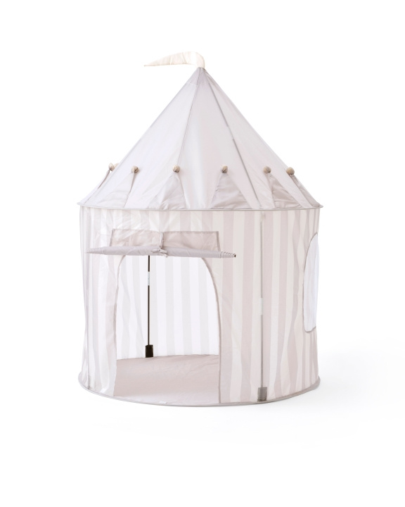 Kids Concept Star - Play Tent with Stripes, Grey - (1000926) i gruppen LEGETØJ, BØRN & BABY / Udeleg & Sport / Legehuse og legetelte hos TP E-commerce Nordic AB (D24283)